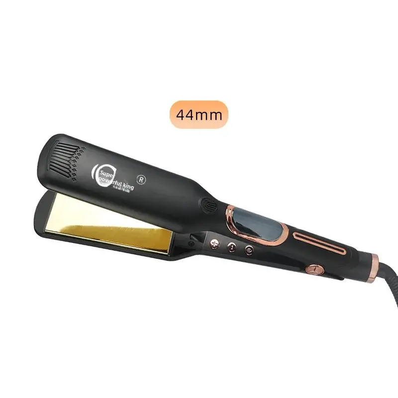Salon Professional MCH Straightening And Curling Iron LCD Display Hair Styling Electric Clamp CJW-9913 for Barber Shops