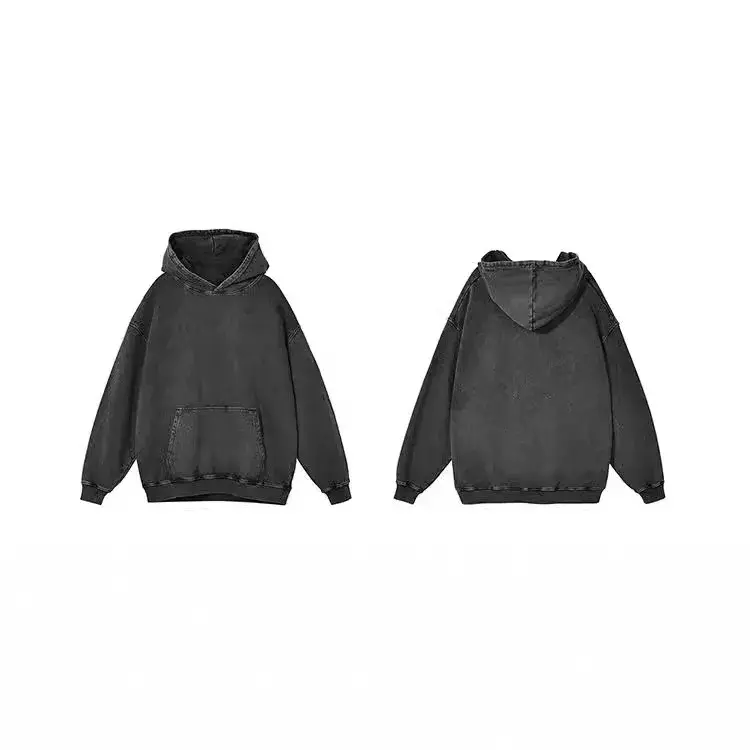 Raeg Heavyweight Vintage Washed Retro Hoodie Loose Oversize Women's Sweatshirt Street Style Clothing from Mainland China