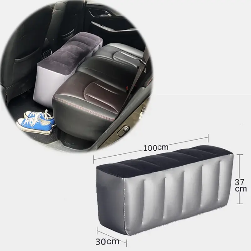 Inflatable Car Bed For Travel Suitable For Sedans Suvs Business Vehicles Rear Seat Sleeping Pad Footrest Filling Pad