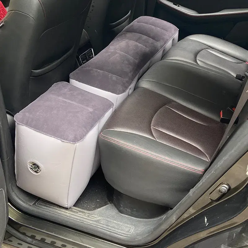 Inflatable Car Bed For Travel Suitable For Sedans Suvs Business Vehicles Rear Seat Sleeping Pad Footrest Filling Pad