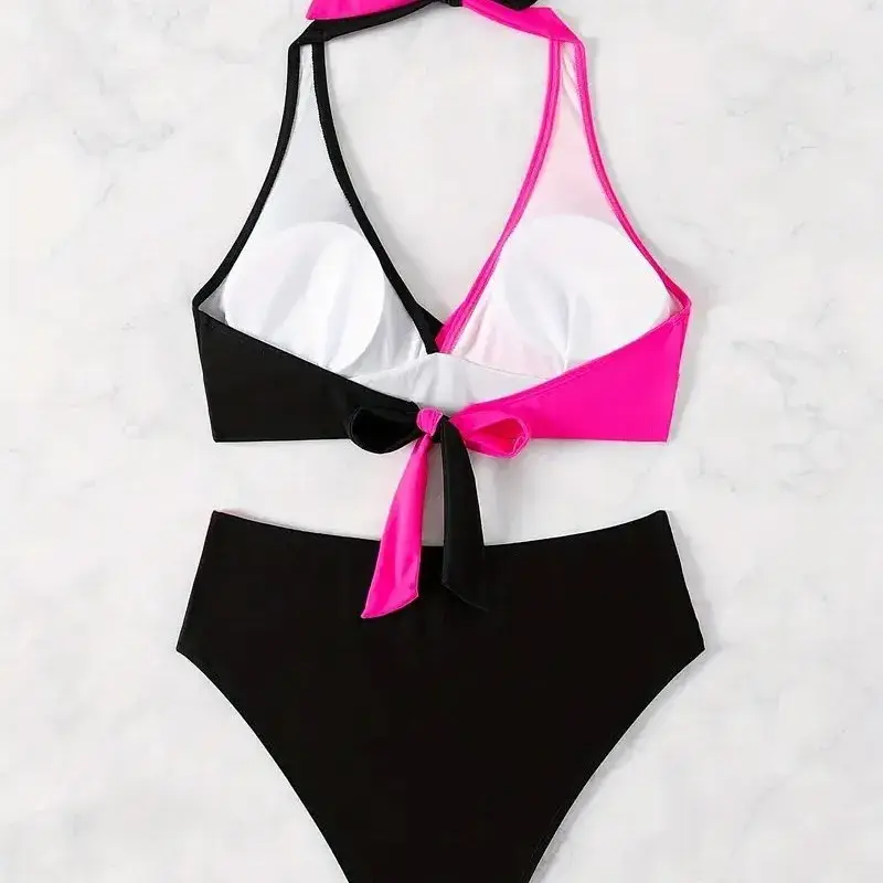 2025 Sexy Bikini Swimsuit Women's Cross Strap Skirt Style Swimwear Strapless Suits from Mainland China New Arrival