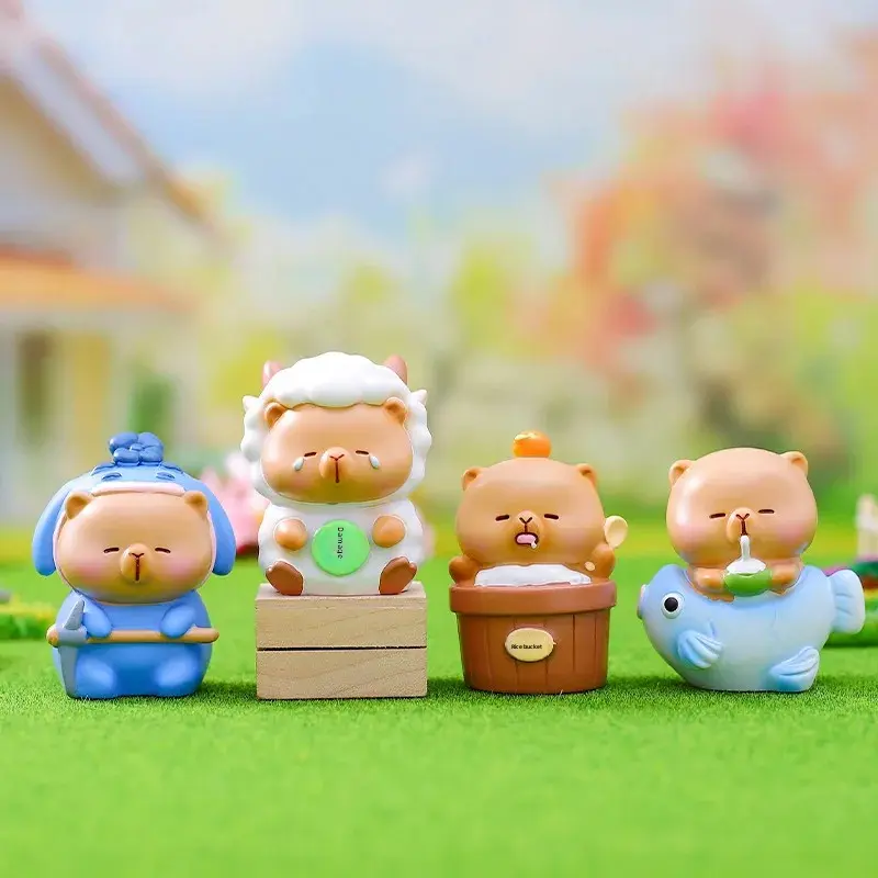 Adorable Creative Piglet Blind Box Cardboard Decorative Figurines Tabletop Ornaments Wholesale Small Decorative Pigs