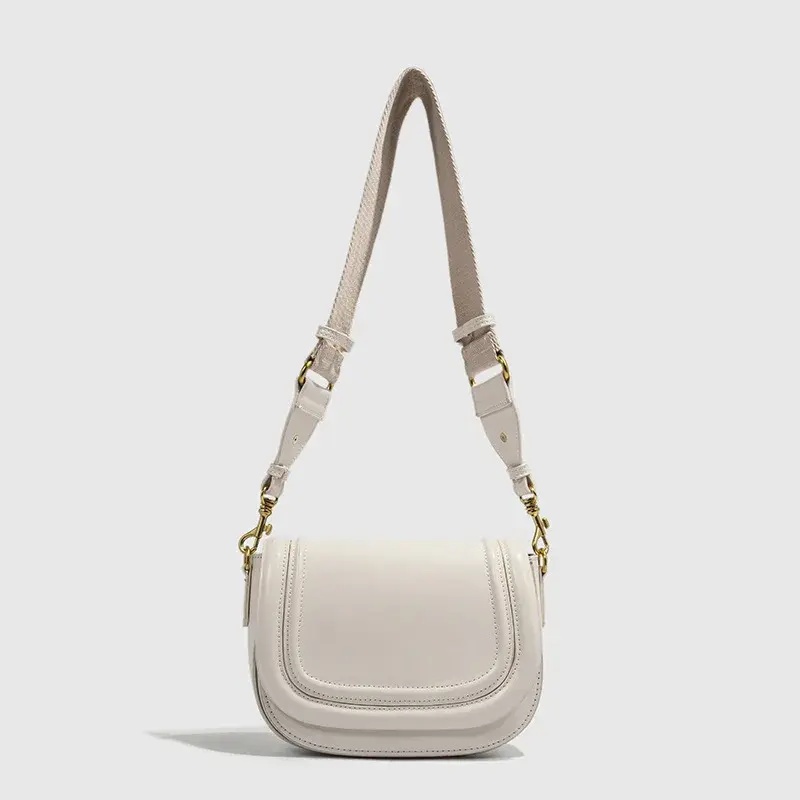 Fashionable Wide-Shoulder-Strap Large-Capacity Casual Travel Single-Shoulder Crossbody Bag Trendy Women's Versatile Sling Bag