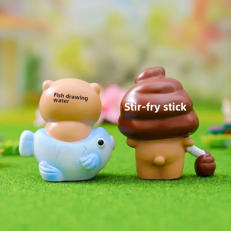 Adorable Creative Piglet Blind Box Cardboard Decorative Figurines Tabletop Ornaments Wholesale Small Decorative Pigs