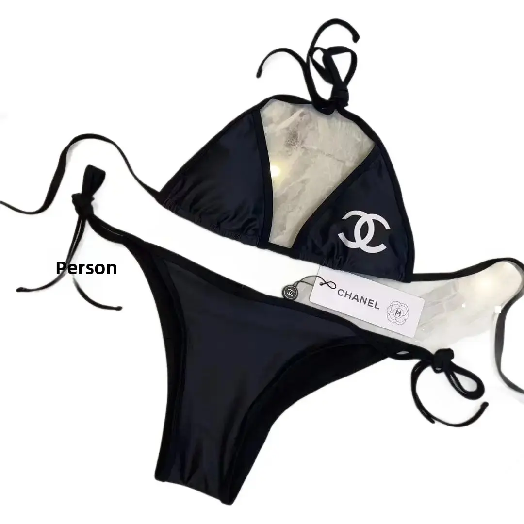 Black Bikini Swimming Suit Women's Triangle Strap Sexy Swimsuit Pants Hot Sale Of The Season New Style Beachwear Female Model AE