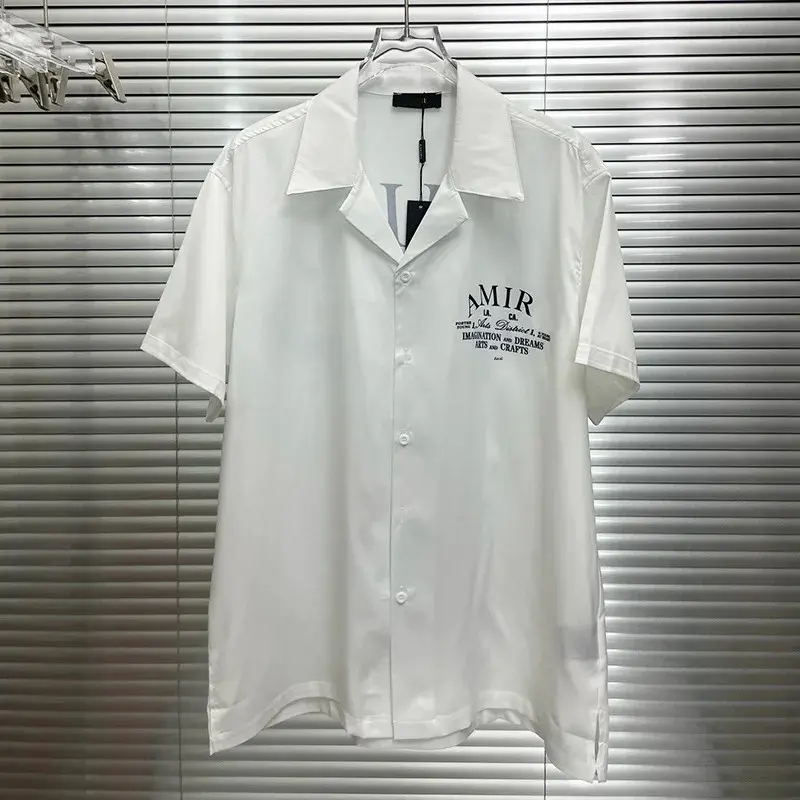 Casual Men's Short Sleeve Shirt Digital 3D Direct Spray Print Fashionable Summer Beach Motorcycle Style Men's Clothing