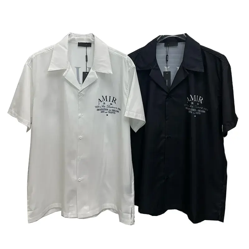 Casual Men's Short Sleeve Shirt Digital 3D Direct Spray Print Fashionable Summer Beach Motorcycle Style Men's Clothing