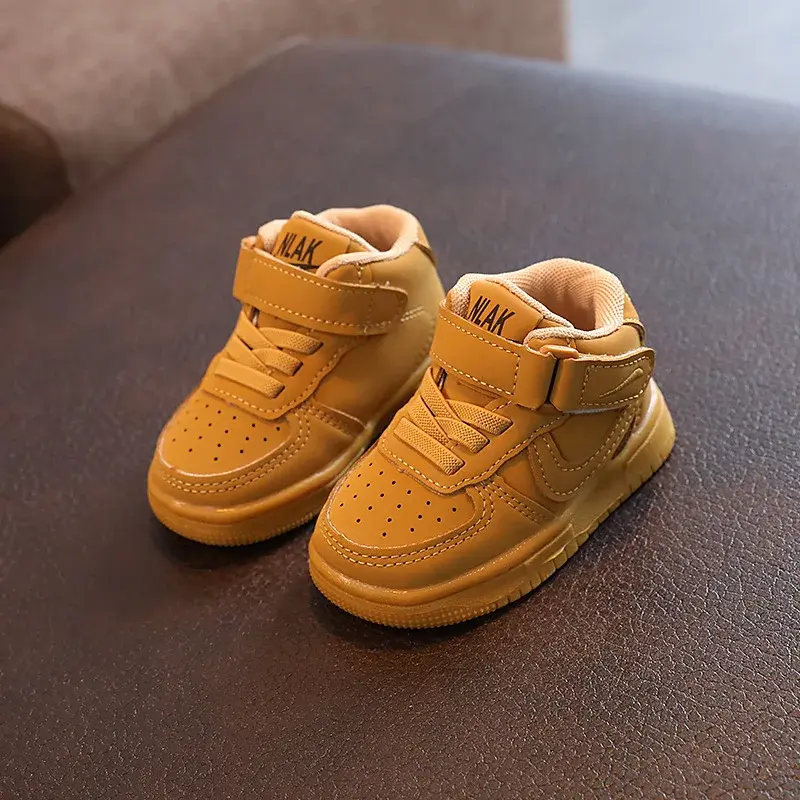 Casual Children's Sneakers Boys Girls Fall 2024 New Antislam Baby Shoes Walking Shoes Rubber Sole Comfortable Fit For Kids