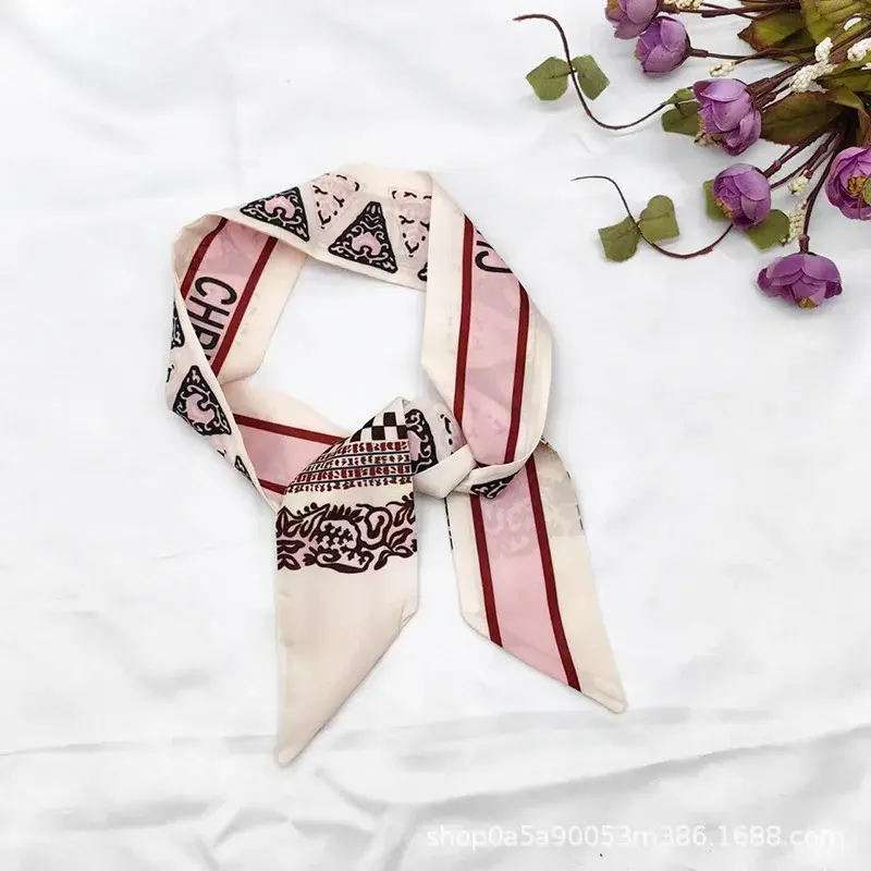New Fashionable Women's Scarf Bandana Long Hair Tie European And American Popular Supernatural Hair Ribbon Headwear Accessories