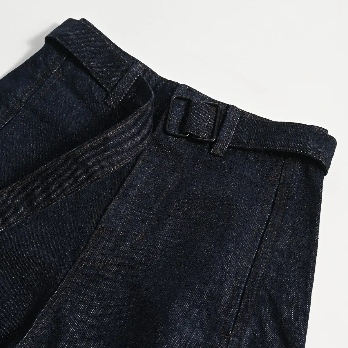 Lemair Denim Jeans Women's High-waisted Wide-legged Extra-long Banana Pants Stereoscopic Cutting Summer Style