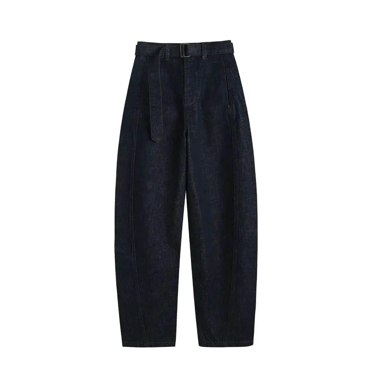 Lemair Denim Jeans Women's High-waisted Wide-legged Extra-long Banana Pants Stereoscopic Cutting Summer Style