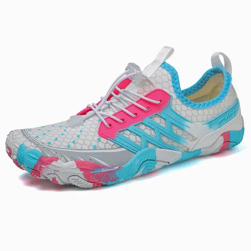Breathable Rubber Wading Shoes Couple Water Shoes Quick Dry Anti-slip Swimming Stream Indoor Sports Fitness Five-toe