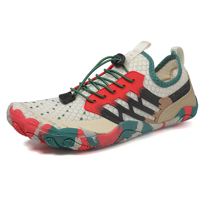 Breathable Rubber Wading Shoes Couple Water Shoes Quick Dry Anti-slip Swimming Stream Indoor Sports Fitness Five-toe