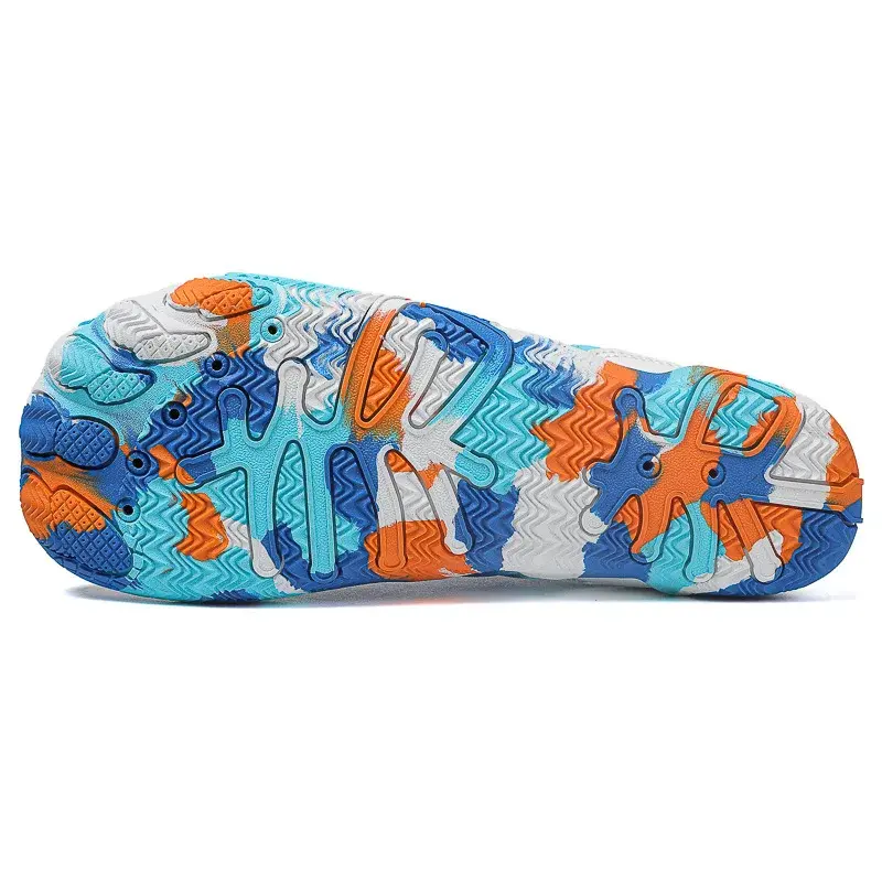 Breathable Rubber Wading Shoes Couple Water Shoes Quick Dry Anti-slip Swimming Stream Indoor Sports Fitness Five-toe