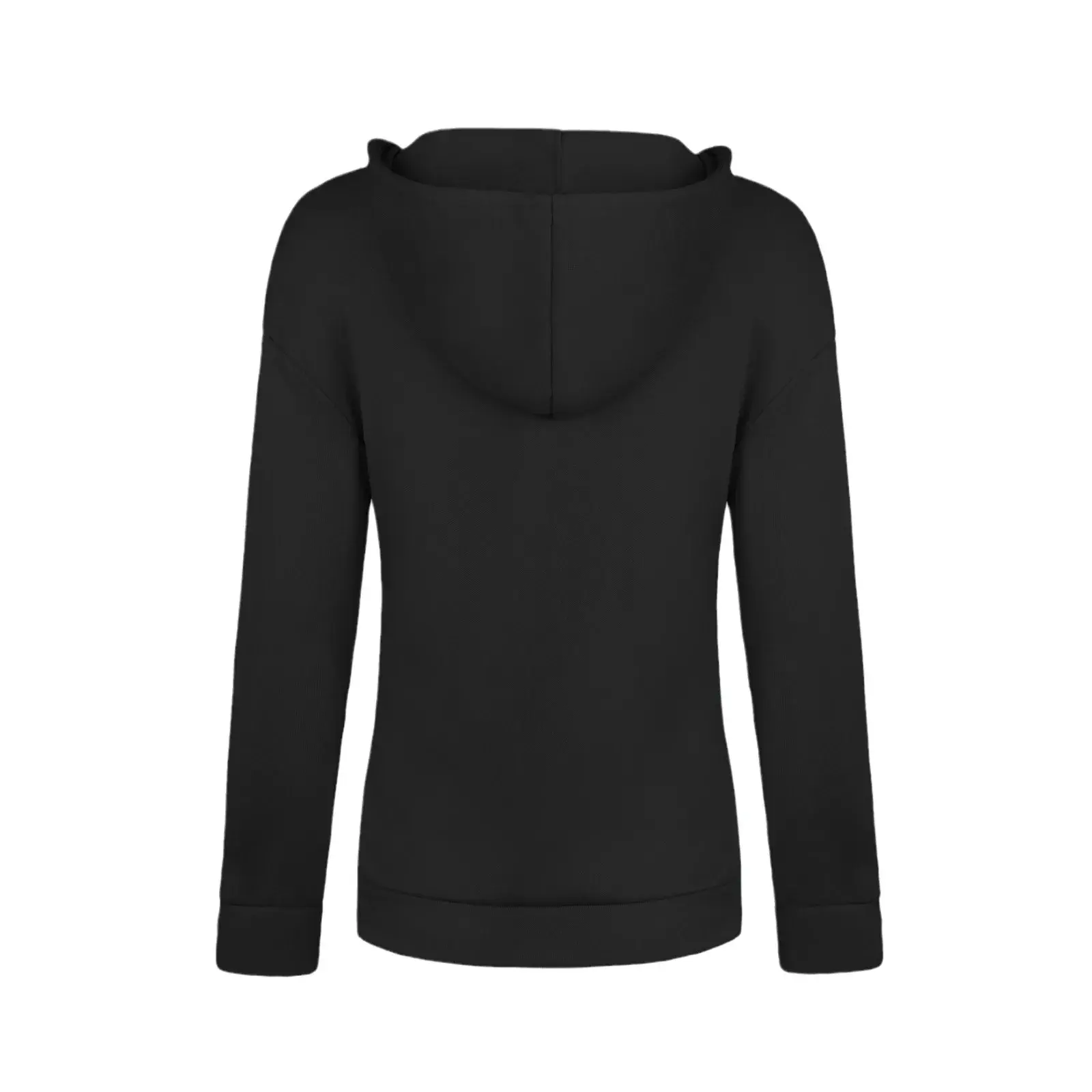 Women's Long Sleeve Hoodie Jacket Rope Pulling Autumn Winter Fashionable Casual Comfortable Size plus Clothing from China