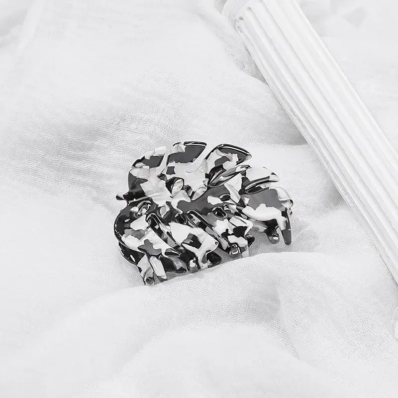 Fresh Style Acetate Hair Clip Leaf Shaped Hair Accessories Professional Salon Hair Division & Fixation Clip Shark Bite Hair Clip