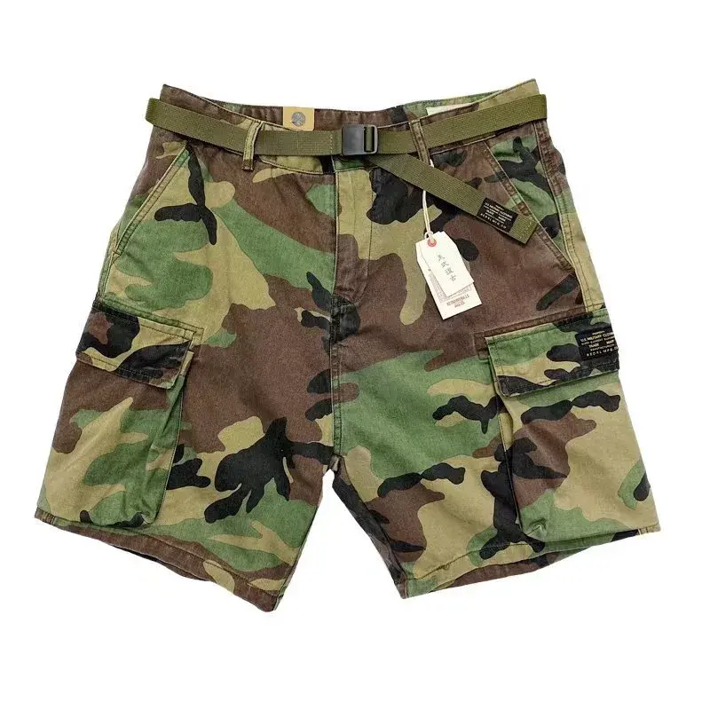 Lightweight Men's Loose Fit Breathable Straight Leg Workwear Shorts with Large Pockets Stylish Summer Casual Pants