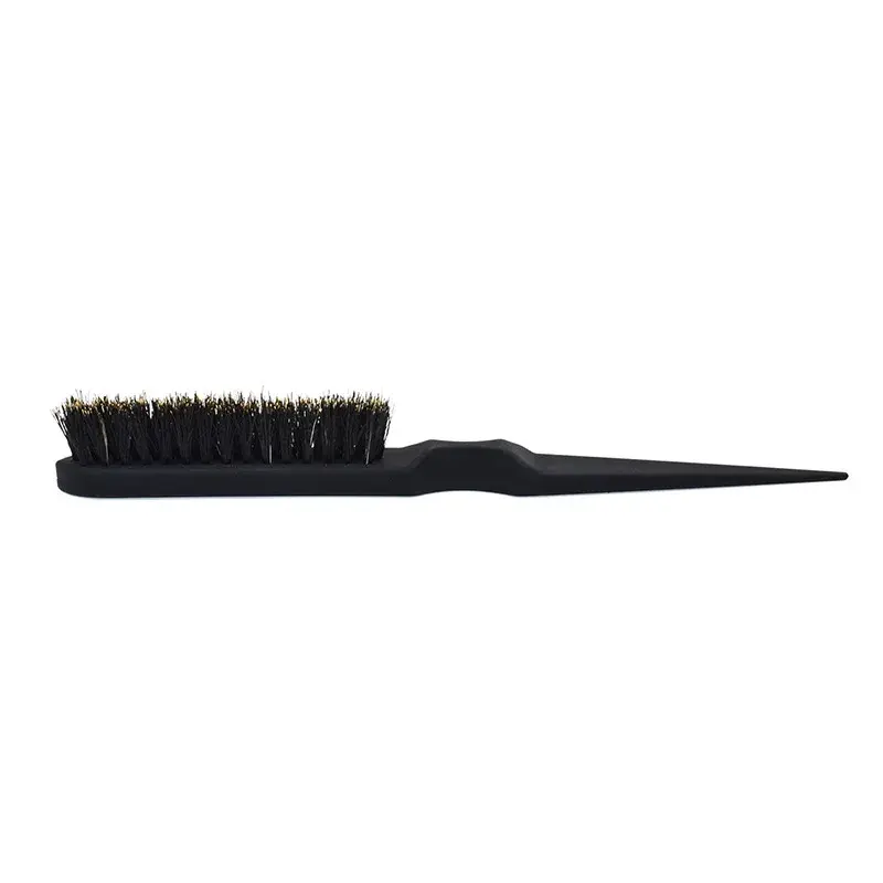 Plastic Pig Bristle Three Row Sharp Tail Comb Hair Styling Hairdressing Brush for Braiding Hairdressing Professional Use