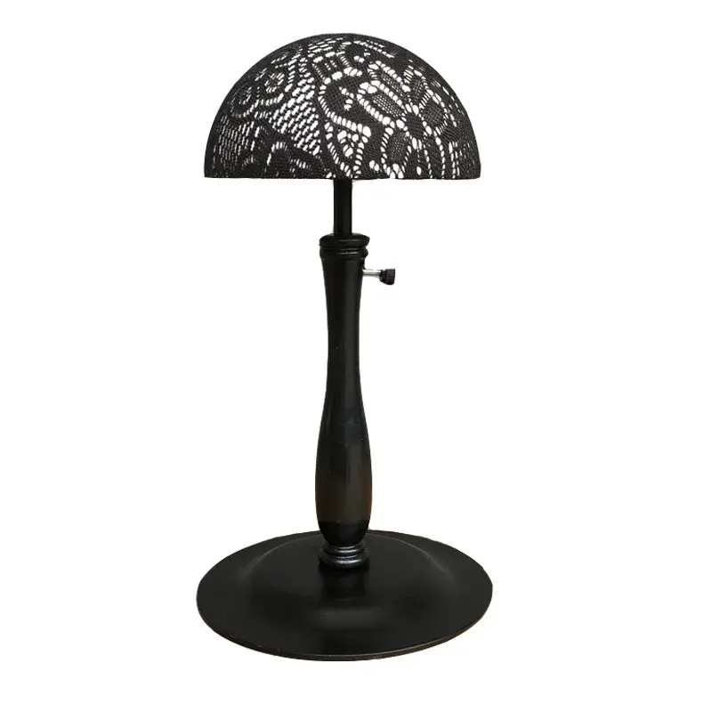 Adjustable Metal Hair Wig Stand Iron Art Lace Anti-slip Hair Block Display Stand Professional Hairdressing Salon Accessories