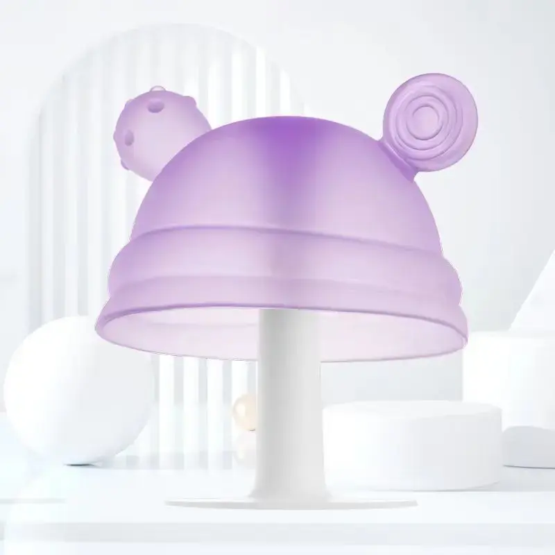 New Mushroom Toothpaste Silicone Mushroom Toothstick Small Mushroom Toothpaste New Silicone Toothpaste Small Mushroom