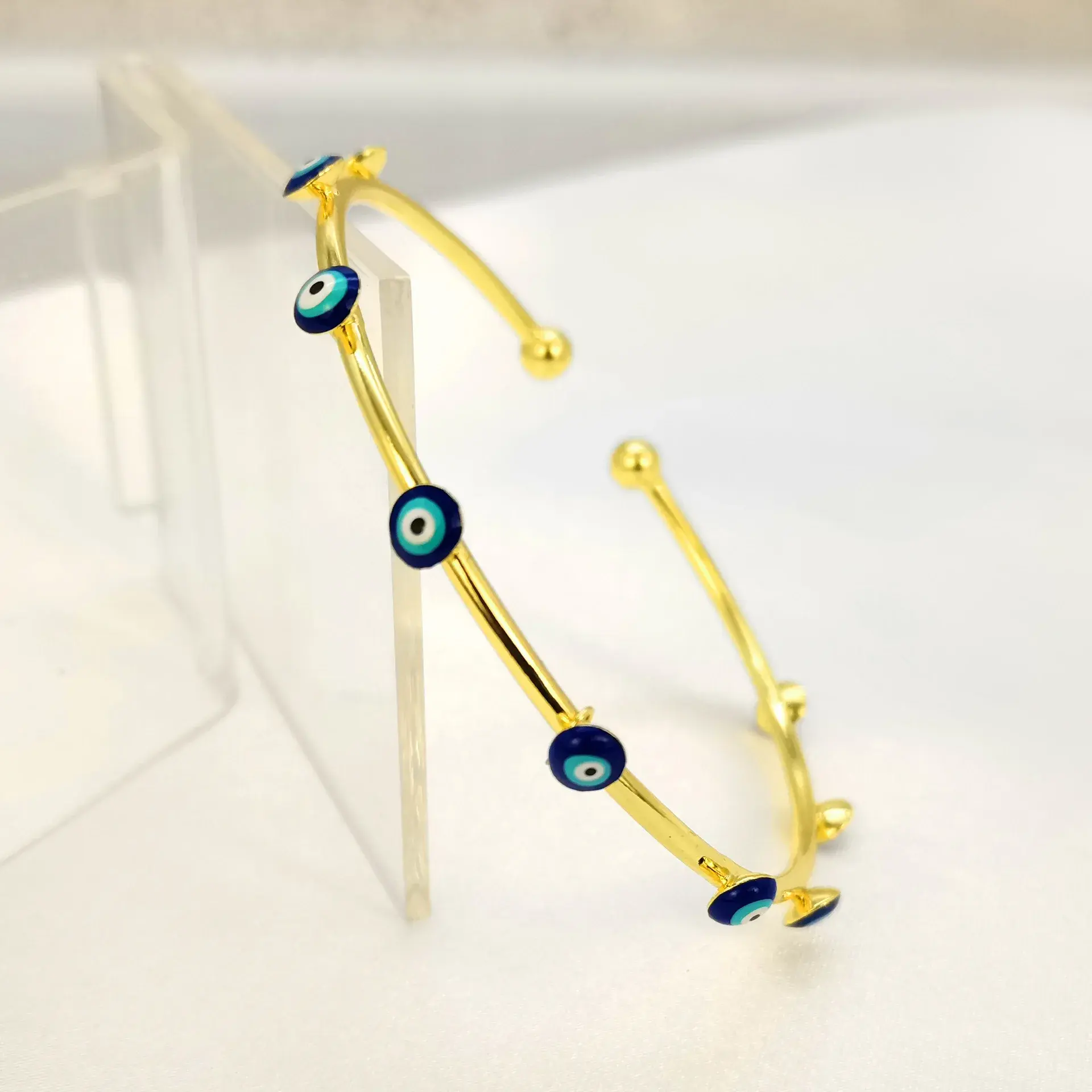 Fashionable Oil Drop Demon Eye Bracelet Women's Ins Cold Colorful Jewelry Creative Preservation Bracelet Accessory