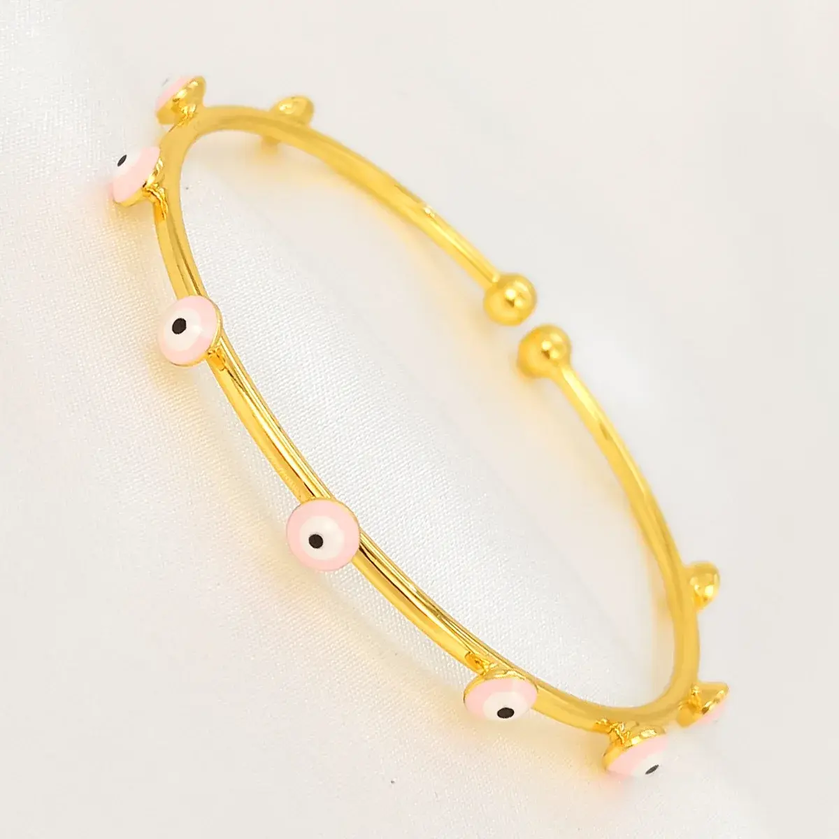 Fashionable Oil Drop Demon Eye Bracelet Women's Ins Cold Colorful Jewelry Creative Preservation Bracelet Accessory