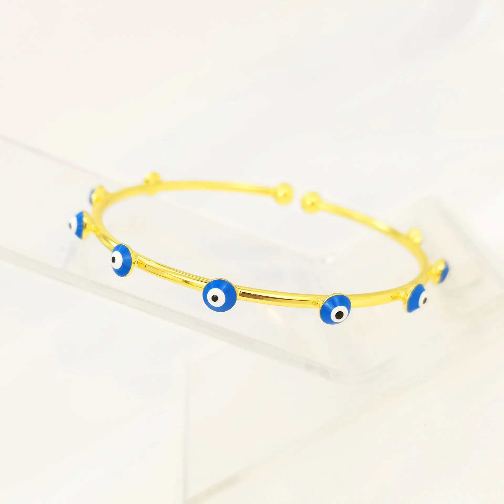 Fashionable Oil Drop Demon Eye Bracelet Women's Ins Cold Colorful Jewelry Creative Preservation Bracelet Accessory