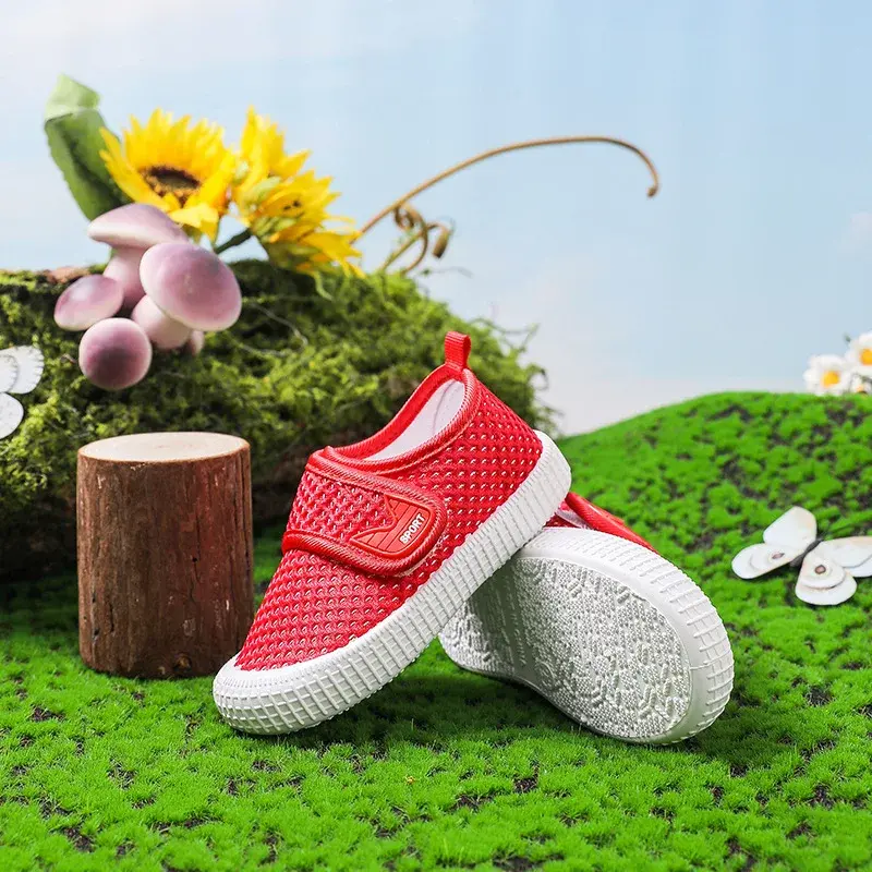 Children's Spring Season Soft Bottom Casual Shoes Breathable Network Shoes Boys And Girls Sports Shoes Women's Children's Shoes