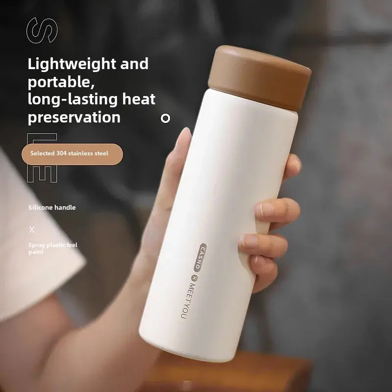 Creative Stainless Steel Motorcycle Water Cup With Frosted Finish And Insulation Feature Portable Unique Fresh Style Cup