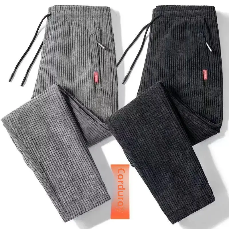Luxury Corduroy Casual Pants New Arrival Fall Men's Trousers Straight-leg Comfortable Men Clothing Baggy Pants Mens Designer Clo
