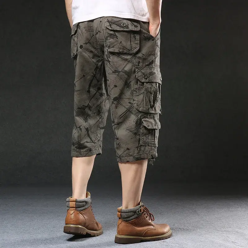 Versatile Casual Sporty Men's Shorts Summer Thin Section Loose-Fit Workwear Trendy Branded Outerwear Cross-Border Style