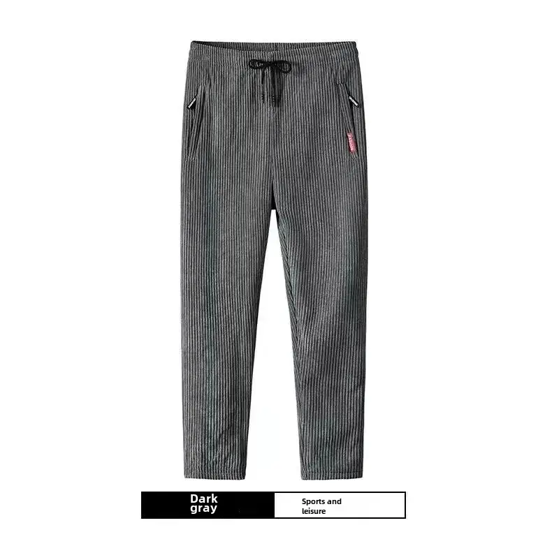 Luxury Corduroy Casual Pants New Arrival Fall Men's Trousers Straight-leg Comfortable Men Clothing Baggy Pants Mens Designer Clo