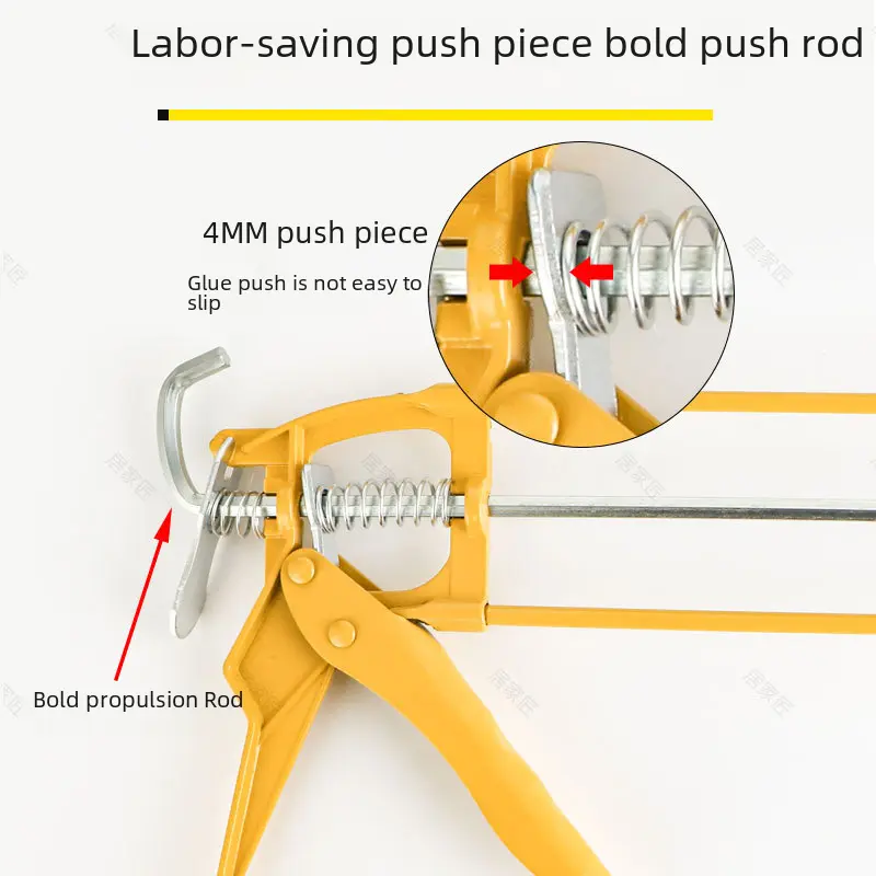 Home Use Glass Glue Gun Automatic Manual Effort-saving Pressure Gun For Structural Adhesive