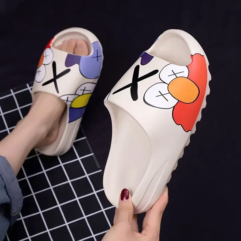 Slippers for Men, Suitable for Outdoor Wear in Summer. Trendy Bathroom, Non Slip, and Indoor Cool Slippers for Men