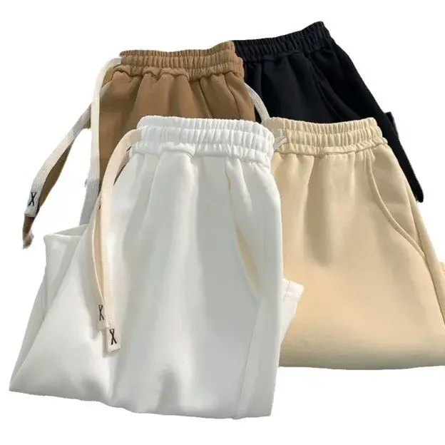 American Style Solid Color Men's Shorts 2024 New Trendy Brand Loose-Fit Casual Five-Minute Pants Sports Basketball Mid-Pants