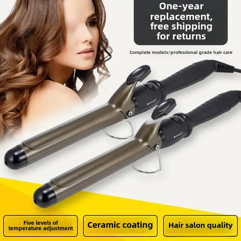 Professional Ceramic Hair Curling Iron for Salon Stylists Damage Free Smooth Hair Curl Maker Large Curling Wand Beauty Tools