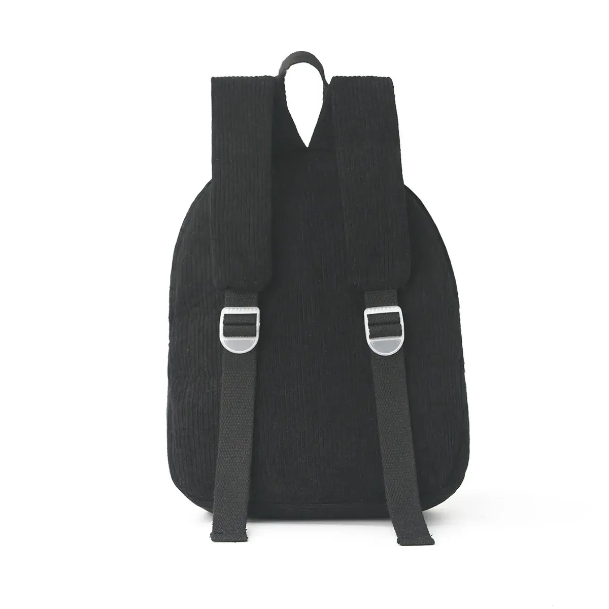 Corduroy Large Capacity Double Shoulder Bag Casual Cartoon Student Bag Cute Little Bear Plush Bag Cross-Border Hot Selling