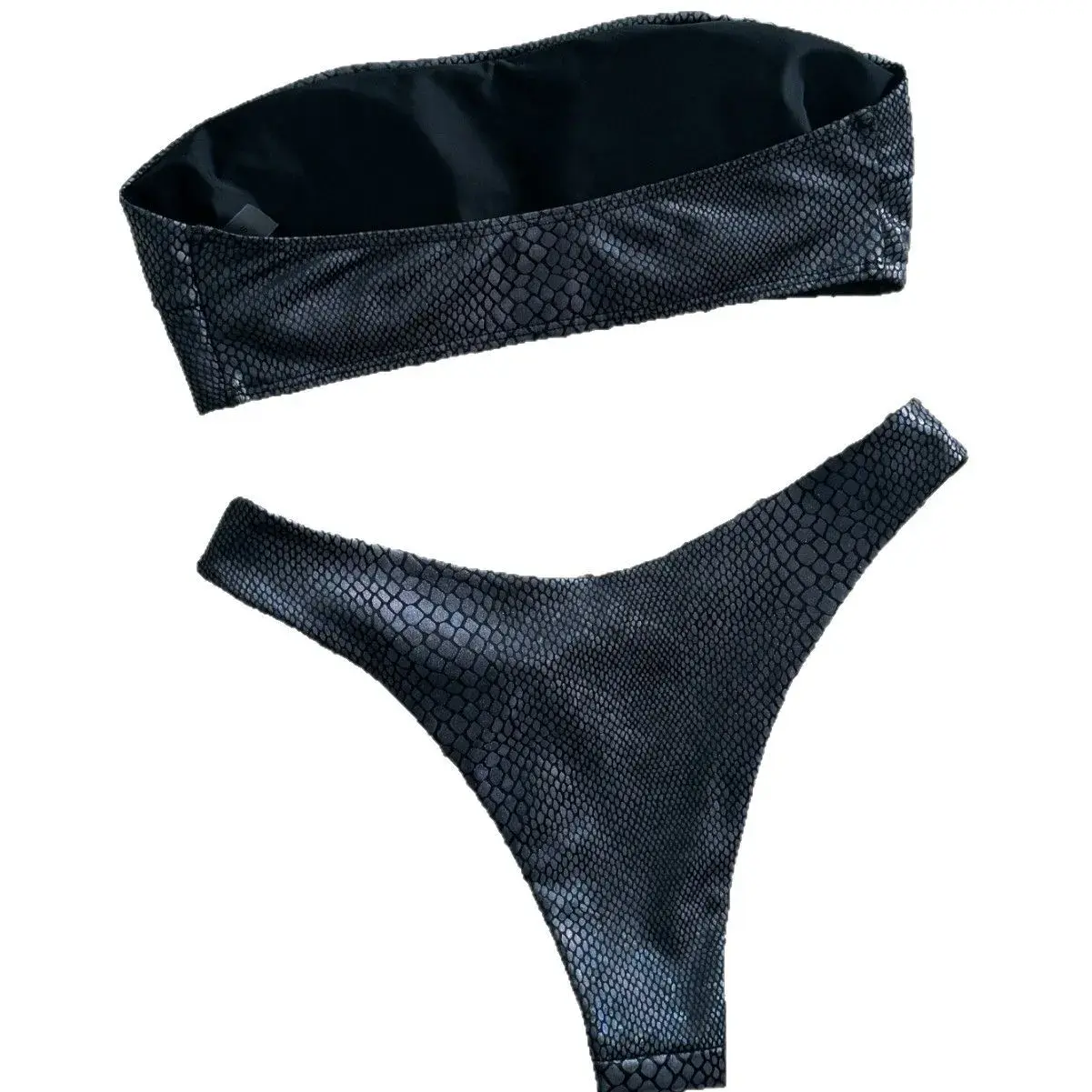 Sexy Deep V Backless One Piece Swimsuit Mesh Bikini Women's Crossbody Swimwear Trendy Chinese Brand AE Stock Origin