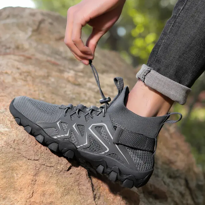 Breathable Mesh River Shoes Quick Drying Outdoor Sports Diving Shoes Hiking Travel Mountain Climbing Men Women's