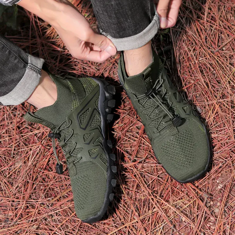 Breathable Mesh River Shoes Quick Drying Outdoor Sports Diving Shoes Hiking Travel Mountain Climbing Men Women's