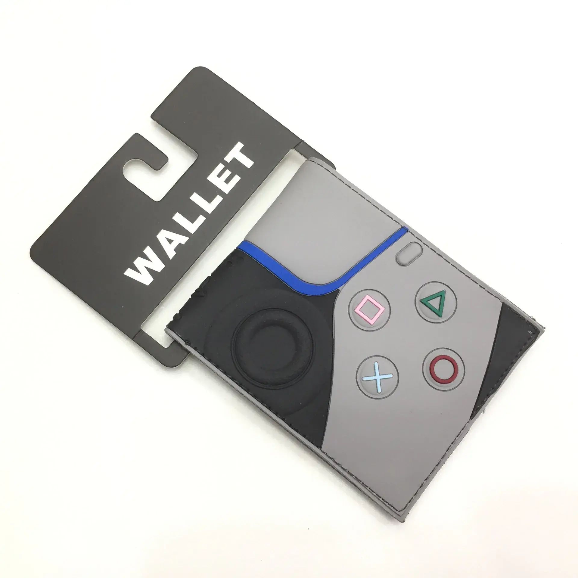 Creative Folding Playstation Wallet Game Controller Design PVC Coin Purse PS5 Gaming Console Card Holder from China