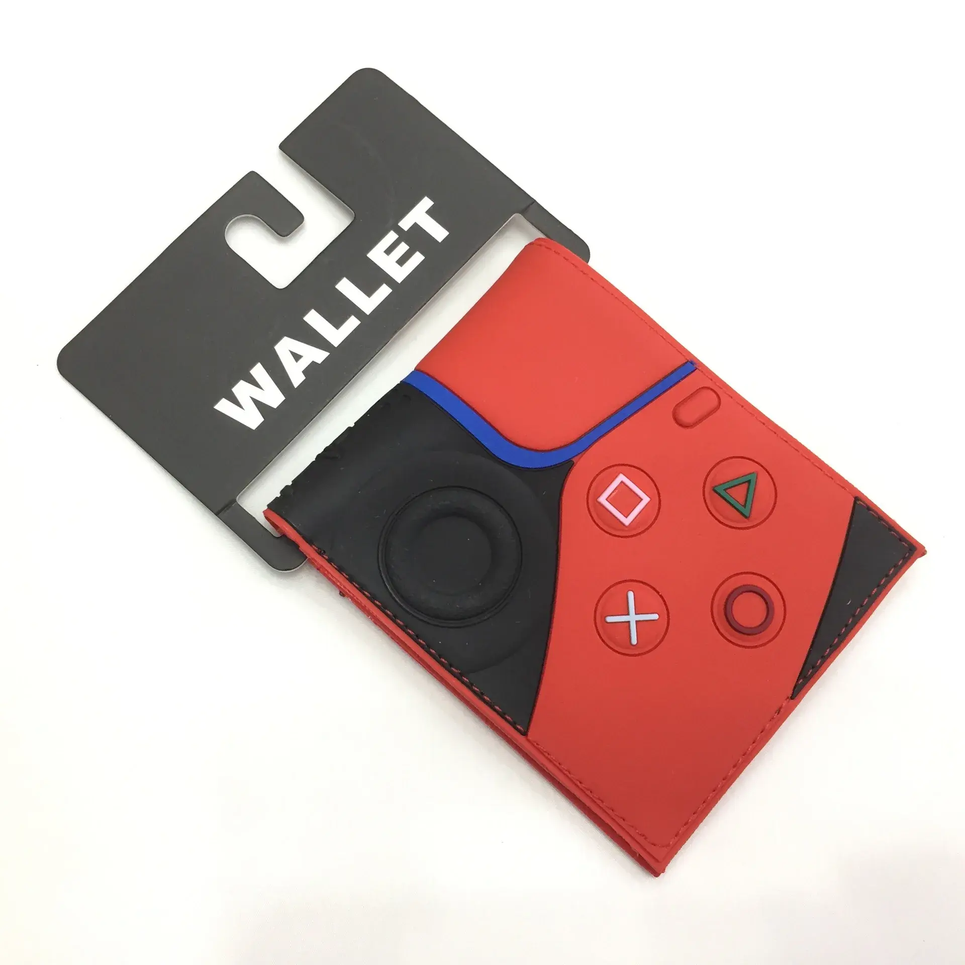 Creative Folding Playstation Wallet Game Controller Design PVC Coin Purse PS5 Gaming Console Card Holder from China