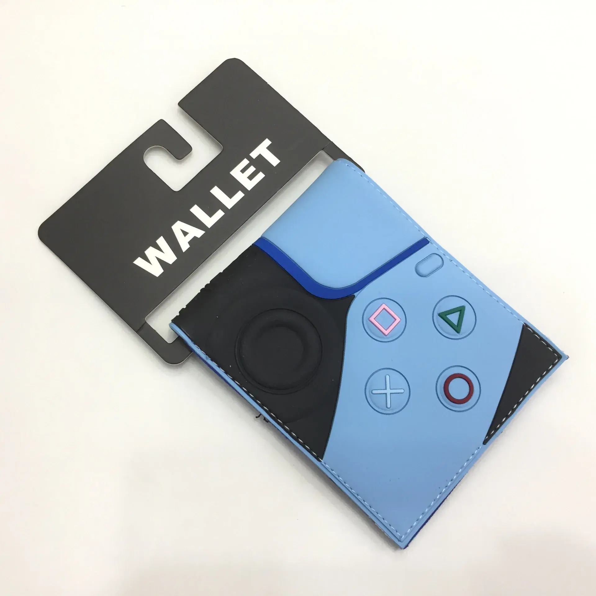 Creative Folding Playstation Wallet Game Controller Design PVC Coin Purse PS5 Gaming Console Card Holder from China