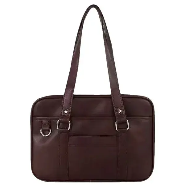Japanese Style Original JK Uniform Bag PU Leather Crossbody Handbag Single Shoulder Large Capacity Upgraded PU Version For Colle