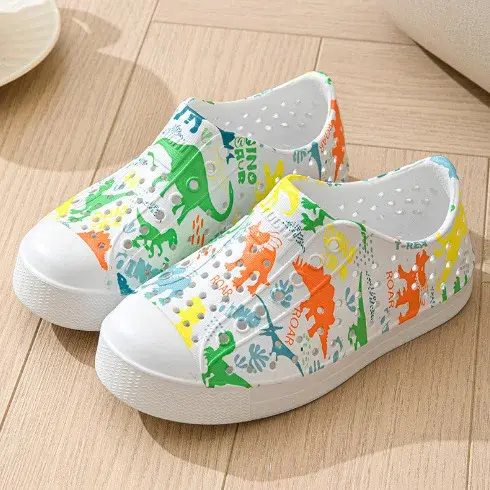 Unisex Hole Hole Summer Sandals Children's Soft Bottom Anti-Slip Beach Water Walking Shoes Toddler Kids Cool Sandals