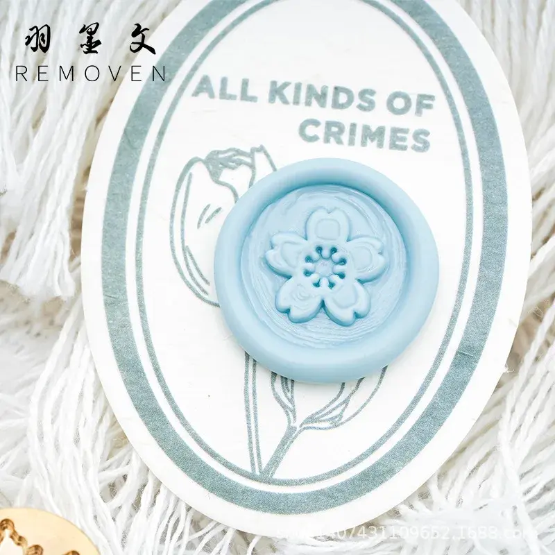 Original Mini Series Student DIY Decorative Stamping Wax Seal Envelope Printing Clear Cute Design Office School Supplies