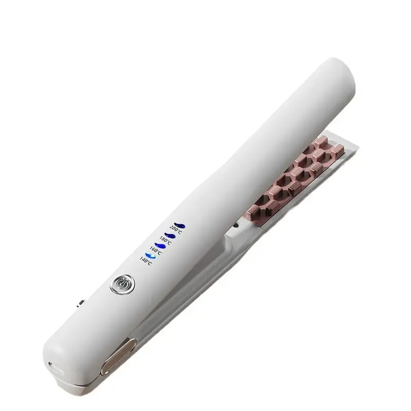 Mini Wireless Charging Hair Clamp Corn Pattern Hair Curling Iron Salon Tool Accessories for Hair Extensions And Wigs