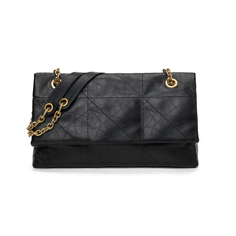 High-End FeelY Forest Bag 2024 Autumn/Winter New Small Fragrance Chain Shoulder Bag Versatile Crossbody Underarm Folding Bag