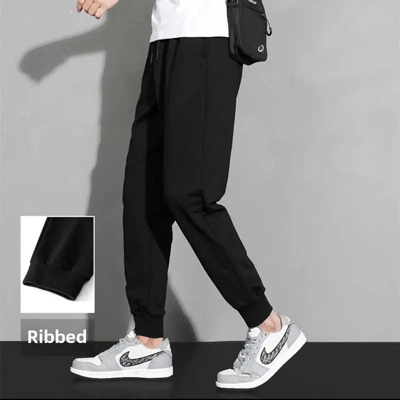 Spring Autumn New Men's Loose-fit Casual Pants Student Three-pocket Sweatpants Trendy Streaming Footwear Women's Joggers