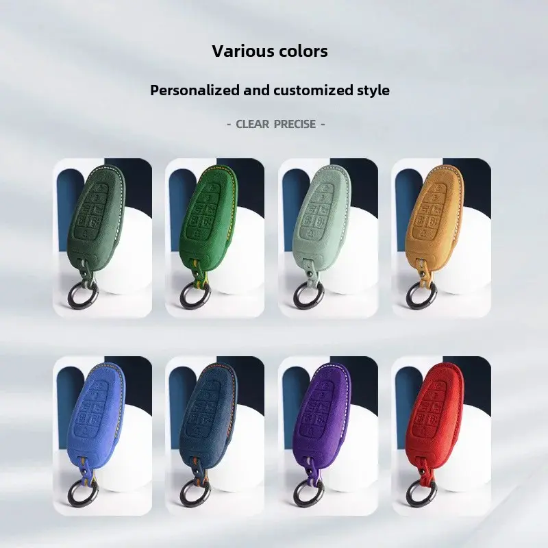 Genesis GV70 G80 GV80 G90 Alcantara Leather Key Case Storage Organization Car Accessories From China Mainland